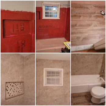 CMT Contracting - Bathroom remodel with tub glazed. - Flooring Near Me CMT Contracting - Bathroom remodel with tub glazed. - Flooring Near Me