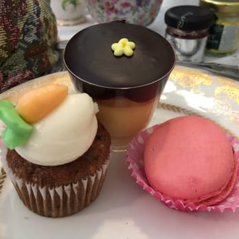 Fancy That - April's desserts are carrot cake cupcake, raspberry macaroon and Boston Cream parfait! - Gift Shops Near Me - Walpole, Massachusetts