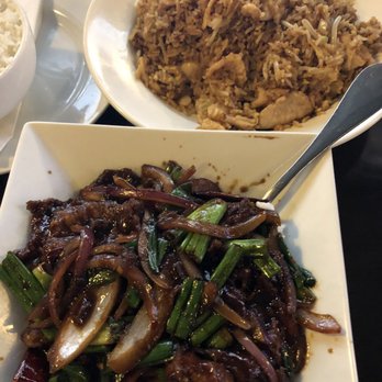 Thai Foon - Mongolian Beef and Chicken Fried Rice - Asian Fusion Near Me - Pittsburgh, Pennsylvania