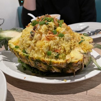 Banana Leaf - Pineapple fried rice - Malaysian Near Me - Vancouver, British Columbia