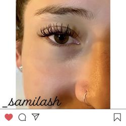 Samie Lash - My lashes afterwards