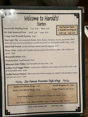 Menu photo 8 Harold's Inn Aliquippa, PA