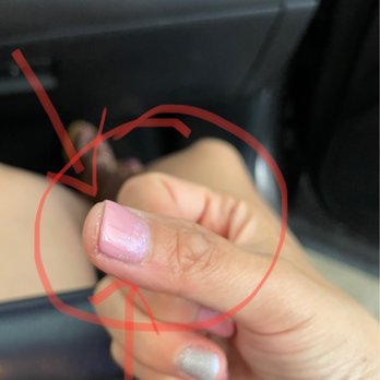 Paradise Nails & Spa - Look at around the thumb finger skin/cuticle, paid $45 for this - Nail Salons Near Me - Beaverton, Oregon Paradise Nails & Spa - Look at around the thumb finger skin/cuticle, paid $45 for this - Nail Salons Near Me - Beaverton, Oregon