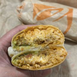 Cheesy Double Beef Burrito