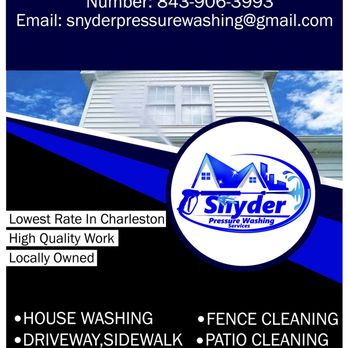 Snyder Pressure Washing Services - Pressure Washers Near Me - Charleston, South Carolina Snyder Pressure Washing Services - Pressure Washers Near Me - Charleston, South Carolina