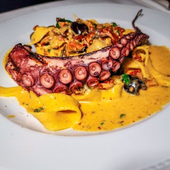 Restaurant le Richmond - a plate of octopus pasta - Italian Near Me - Montreal, Quebec