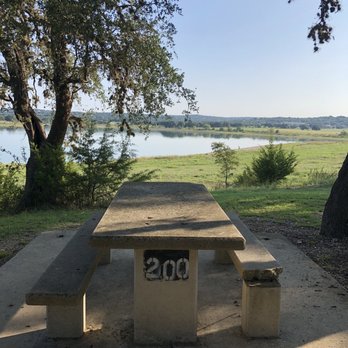 Madrone Trail - View from one of the picnic spots on the northwest side of the peninsula (near BBros) - Hiking Near Me - Canyon Lake, Texas