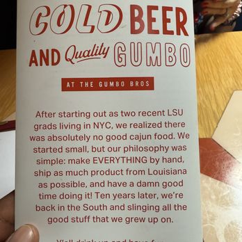 The Gumbo Bros - Cajun/Creole Near Me - Nashville, Tennessee