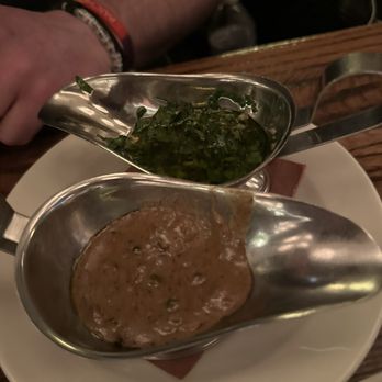The Smith - Steak sauces (Peppercorn and chimichurri) - New American Near Me - Chicago, Illinois