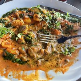 Tortellini Alla Vodka with chicken