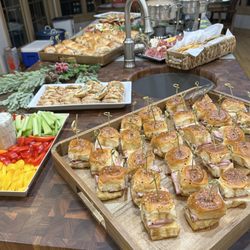 Chef Jeni & Company - A sampling of the food set up.