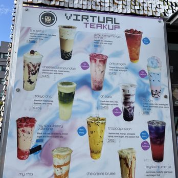 Virtual TeaKup SF - Menu 5/2023 - Bubble Tea Near Me - San Francisco, California Virtual TeaKup SF - Menu 5/2023 - Bubble Tea Near Me - San Francisco, California