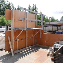 Astrof Concrete Hardware & Rentals - Sample Wall at Shop