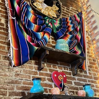 Gaby's Cafe - mexican decor on a brick wall - Mexican Near Me - Ellenville, New York