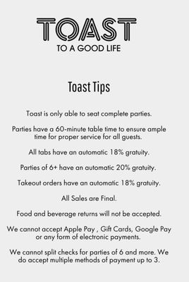 Menu photo 1 Toast on Lenox Atlanta, GA Menu photo 1 Toast on Lenox Atlanta, GA