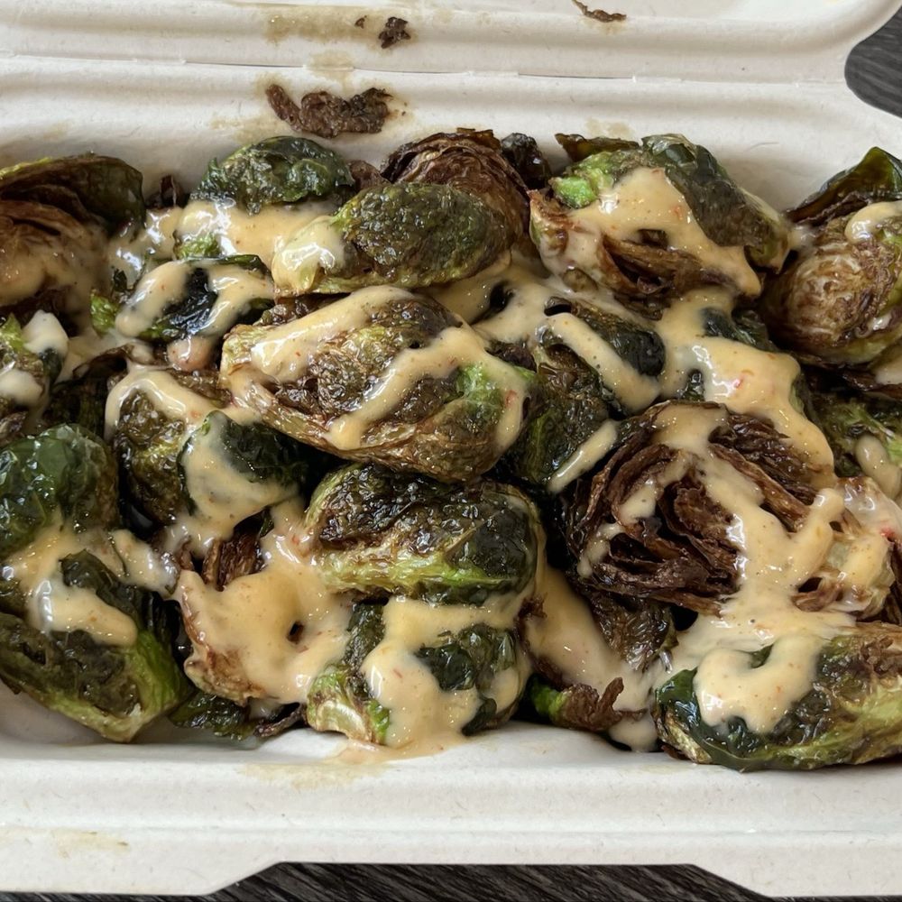 Brussels Sprouts with Habanero Cream Brussels Sprouts with Habanero Cream
