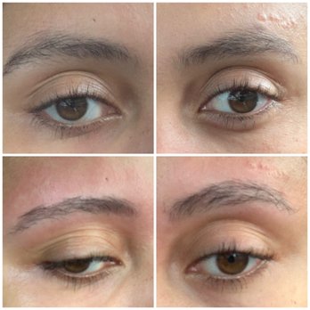 Ann's Spa and Nails - Before up top, and after on bottom.. no words, just terrible. - Nail Salons Near Me - Pittsburgh, Pennsylvania