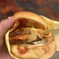 MrBeast Burger - Not smashed patties.