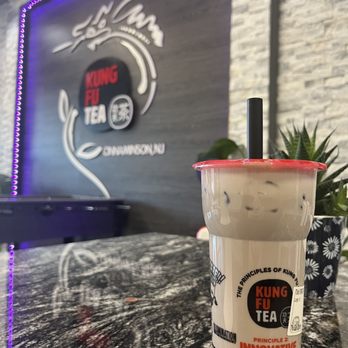 Kung Fu Tea - Taro Milk Tea with boba - Bubble Tea Near Me - Cinnaminson, New Jersey Kung Fu Tea - Taro Milk Tea with boba - Bubble Tea Near Me - Cinnaminson, New Jersey