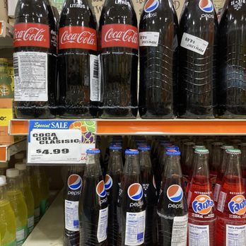 LA Mart - Giant bottles of Mexican Coca Cola and Mexican Pepsi - International Grocery Near Me - Alexandria, Virginia