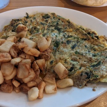 Big Ed's Garner - Sausage cheese omelet w/ spinach and jalapenos added (+$$) - Breakfast & Brunch Near Me - Garner, North Carolina Big Ed's Garner - Sausage cheese omelet w/ spinach and jalapenos added (+$$) - Breakfast & Brunch Near Me - Garner, North Carolina