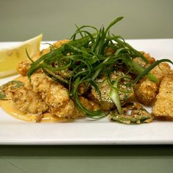 Harbor Grill - AK barley calamari. Yum!