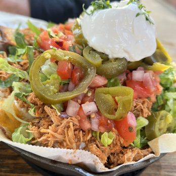 Mercy Tavern - Half nachos  I've drempt about them several times since - Comfort Food Near Me - Salem, Massachusetts