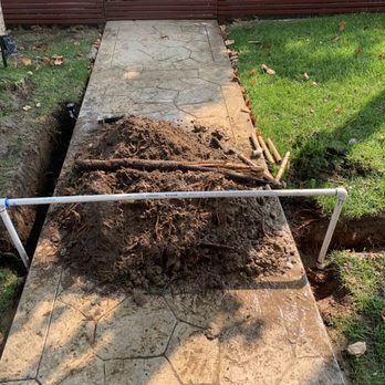 GreenWorks Landscaping - Joe did some testing to make the sprinkler leaks were at the right place, he had all the piping and fittings in his truck ready - Landscaping Near Me GreenWorks Landscaping - Joe did some testing to make the sprinkler leaks were at the right place, he had all the piping and fittings in his truck ready - Landscaping Near Me