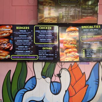 Banzai Burger - Menu - Burgers Near Me - Honolulu, Hawaii