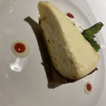 Chart House - This one of the worst cheesecakes I have ever had. Barely ate it because it tasted rubbery, sour, and old. - Seafood Near Me - Daytona Beach, Florida