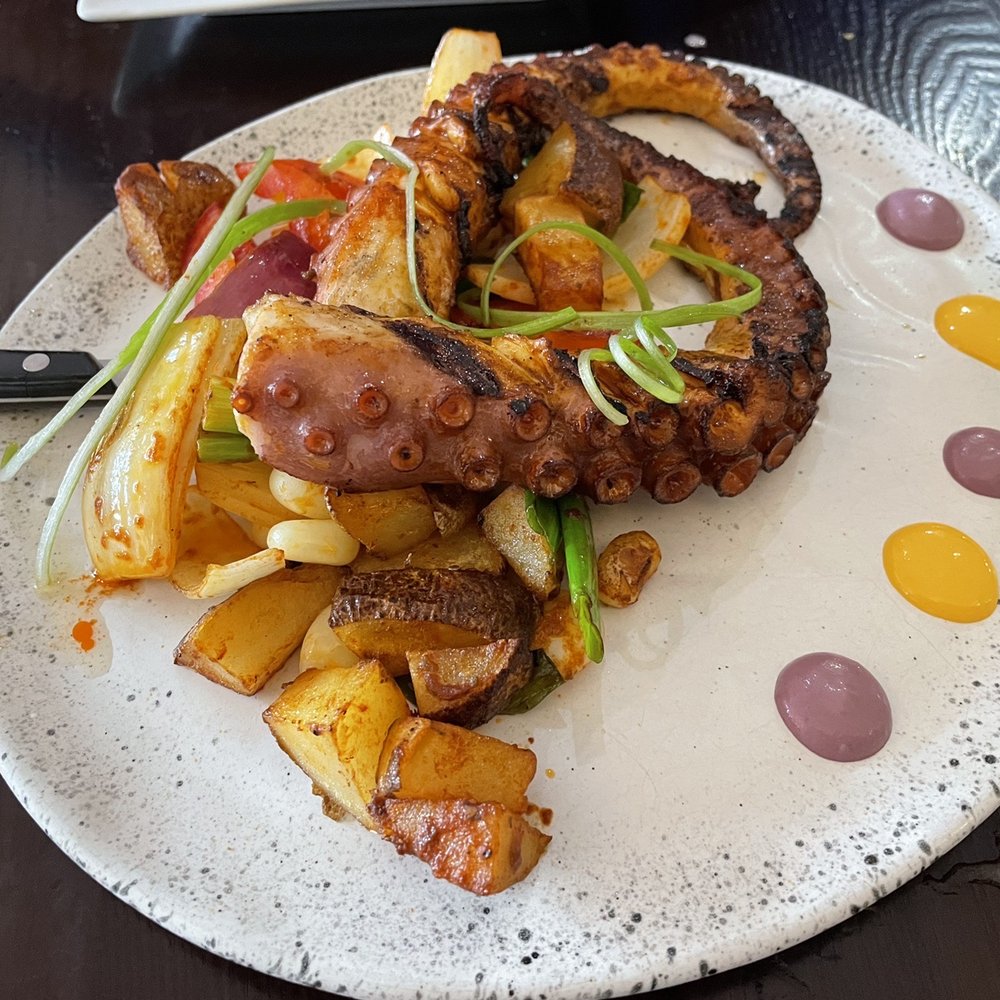 INTIMAR Peruvian Restaurant - Octopus (Pulpo anticuchero) - Peruvian Near Me - Sunny Isles Beach, Florida