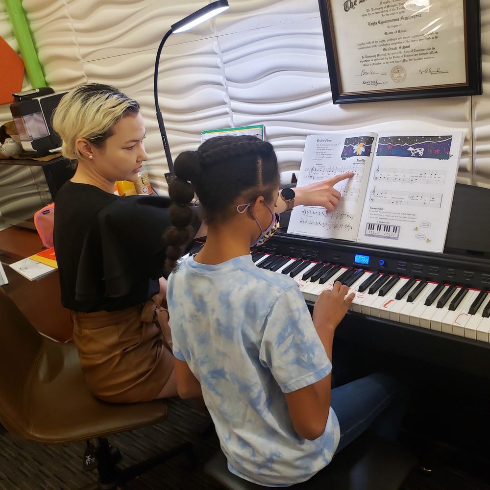 LLFey Music Academy - My daughter practicing a song with Miss Leyla. - Musical Instruments & Teachers Near Me LLFey Music Academy - My daughter practicing a song with Miss Leyla. - Musical Instruments & Teachers Near Me