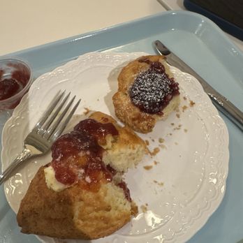 Sconers - Classic scone (left) and raspberry scone (right). - Bakeries Near Me - Bellevue, Washington Sconers - Classic scone (left) and raspberry scone (right). - Bakeries Near Me - Bellevue, Washington