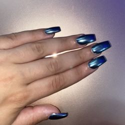 Sexy Nails - Chrome acrylic set