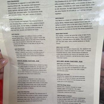 Parker-Binns Vineyard - Tasting/Flight menu - Wineries Near Me - Mill Spring, North Carolina Parker-Binns Vineyard - Tasting/Flight menu - Wineries Near Me - Mill Spring, North Carolina
