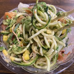 Zucchini noodle Mix 2 Protein Poke Bowl