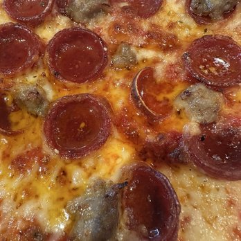 Slice House by Tony Gemignani - Look at that yummy oil in the pepperoni cups on the Hot Honey Slice - Salad Near Me - Granite Bay, California