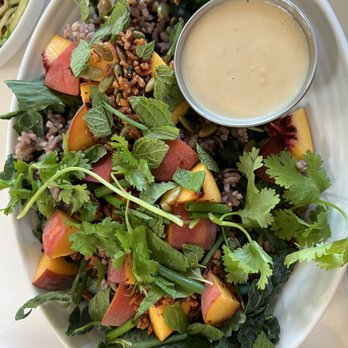 Yang’s Kitchen - Kale peach date salad. Seasonal. Really good - Asian Fusion Near Me - Alhambra, California Yang’s Kitchen - Kale peach date salad. Seasonal. Really good - Asian Fusion Near Me - Alhambra, California