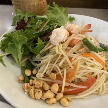 Phuket Thai Restaurant - 28. Som Tum Salad - Thai Near Me - Redondo Beach, California