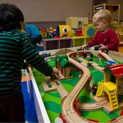 Belmont Kidspace - Train table area