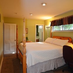 Canyon Inn - Downtown Los Alamos - Room #2 boasts a king bed with memory foam mattress.
