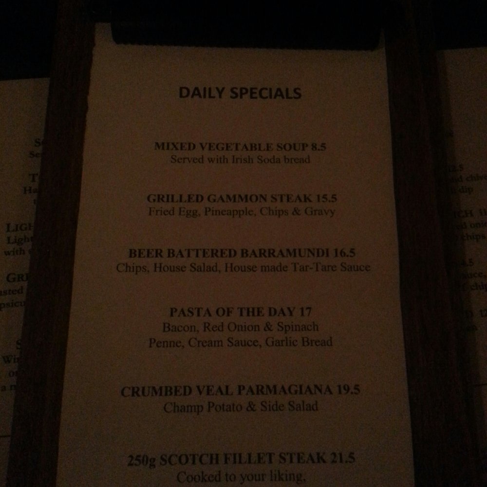 Daily special Daily special