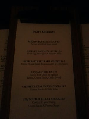 Menu photo 2 PJO'Brien's Irish Pub Sydney, NSW