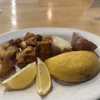 Nutripan 2 - Chicharrón with Beef Empanada - Breakfast & Brunch Near Me - Jamaica, New York