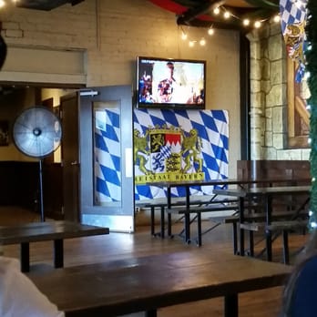 Der Biergarten - Inside the "outside" seating - German Near Me - Atlanta, Georgia Der Biergarten - Inside the "outside" seating - German Near Me - Atlanta, Georgia