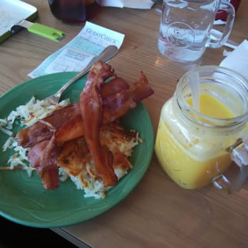 MartAnne's - Another side order, orange juice and bacon and hashbrown! Splendid - Breakfast & Brunch Near Me - Flagstaff, Arizona