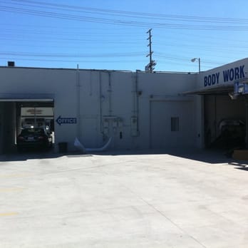 DM Auto Body - Rear lot - Body Shops Near Me - Van Nuys, California