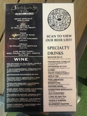 Menu photo 2 Jefferson St. Pub Huntsville, AL Menu photo 2 Jefferson St. Pub Huntsville, AL