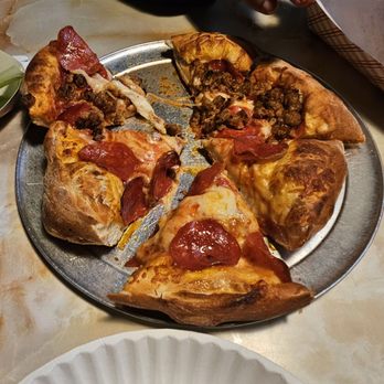 Alexion's Bar & Grill - Small pizza with pepperoni and sausage. - Bars Near Me - Carnegie, Pennsylvania Alexion's Bar & Grill - Small pizza with pepperoni and sausage. - Bars Near Me - Carnegie, Pennsylvania