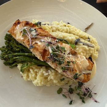 Federal American Grill - Grilled Salmon - New American Near Me - Houston, Texas